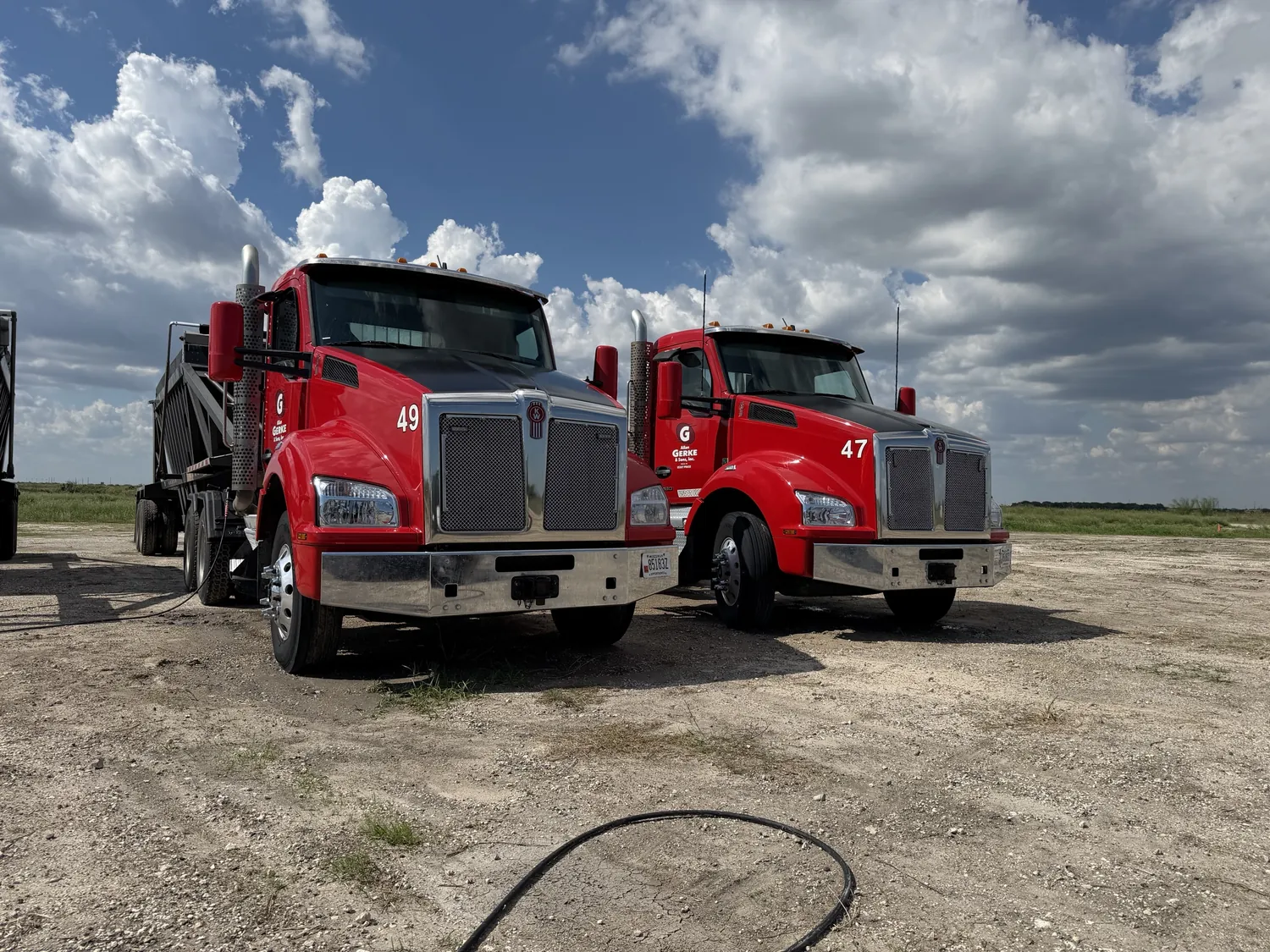 Gerke fleet wash: Kenworths back on the line